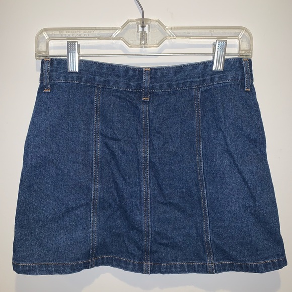 Front Button Down Jean skirt - Picture 2 of 3